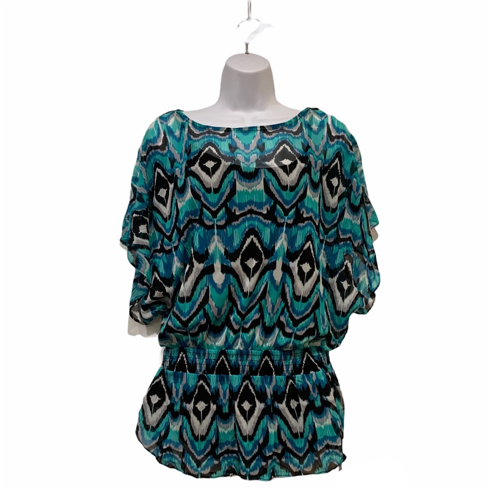 INC International Concepts Printed Paisley Top